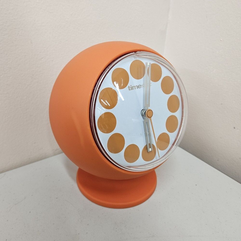 Time stone By Longford Designs‎ Orange Spgerical Abstract Clock